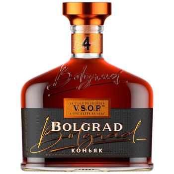 Коньяк Украины Bolgrad ординарный 4 года 40% 0,5л - купить, цены на Идеал - фото 1