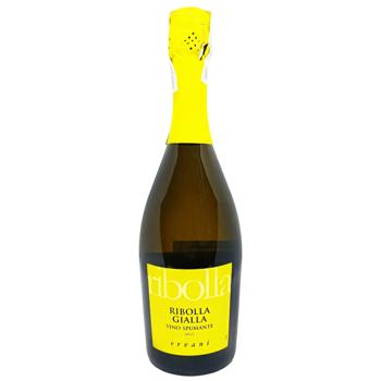 Ribolla Gialla Ervani White Brut Sparkling Wine 10.5% 0.75l - buy, prices for COSMOS - photo 1