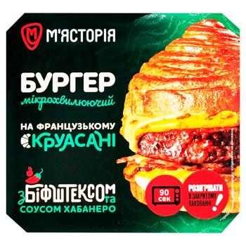 Myastoriya Burger on Croissant with Beefsteak and Habanero Sauce 230g - buy, prices for - photo 2
