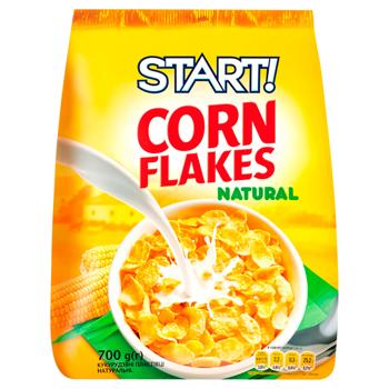 Сніданок сухий Start! Пластівці кукурудзяні 700г - купити, ціни на Cупермаркет "Харків" - фото 1
