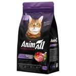 AnimAll Fresh Turkey and Duck Dry Food for Adult Cats 1.5kg