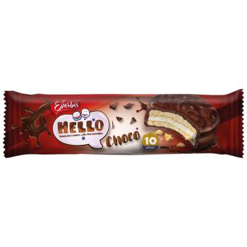 Печиво «Hello Choco» з начинкою маршмелоу 180 г (4823017509764) - купить, цены на Эпицентр FOOD - фото 1