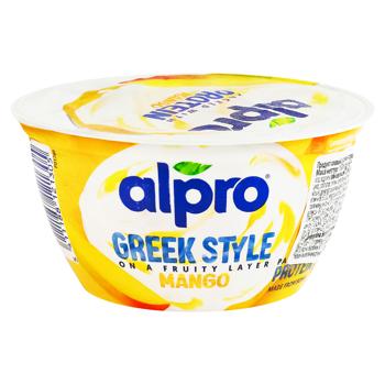 Продукт соєвий Alpro Грецький стиль з манго 150г - купити, ціни на Чудо Маркет - фото 1