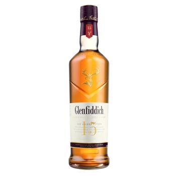 Виски Glenfiddich 15 лет 40% 0,7л - купить, цены на КОСМОС - фото 1