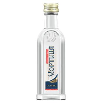 Khortytsa Classic Vodka 40% 200ml - buy, prices for NOVUS - photo 1