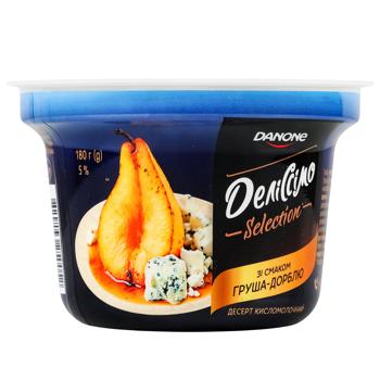 Десерт Деліссімо со вкусом груша-дорблю 5% 180г - купить, цены на - фото 2