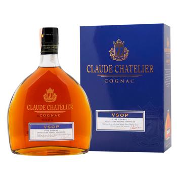 Коньяк Claude Chatelier VSOP 40% 0,7л - купить, цены на WINETIME - фото 1