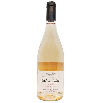 Вино Maison de Pierre Val de Loire рожеве напівсолодке 11,5% 0,75л - купити, ціни на КОСМОС - фото 1