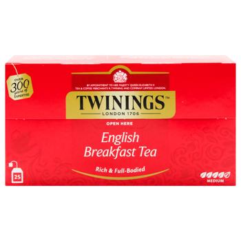Twinings English Breakfast Black Tea 2g*25pcs - buy, prices for - photo 2