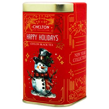 Chelton Happy Holidays Cheerful Snowman Black Tea 100g - buy, prices for METRO - photo 1