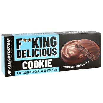 AllNutrition Fitking Delicious Sugar-free Double Chocolate Cookies 128g - buy, prices for COSMOS - photo 2