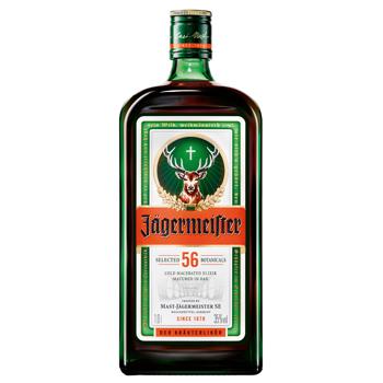 Лікер Jagermeister 35% 1л - купити, ціни на Епіцентр FOOD - фото 1