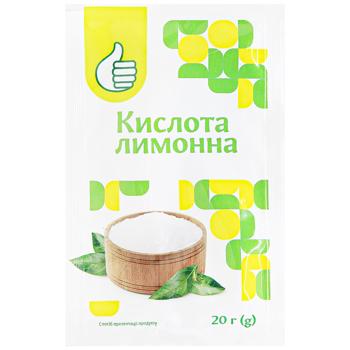 Auchan Lemon Acid 20g - buy, prices for Auchan - photo 1