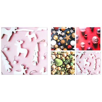 Пакет подарунковий паперовий  16,5*16*7см - купити, ціни на КОСМОС - фото 1