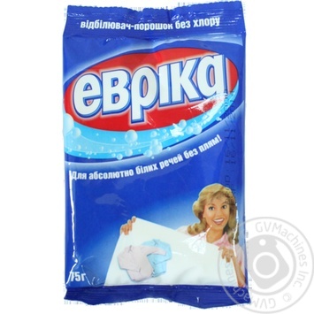 Bleach-powder Evrika for washing 75g Greece - buy, prices for MegaMarket - photo 2