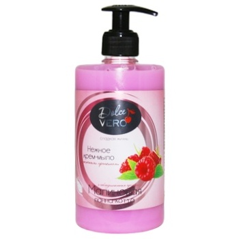 Dolce Vero Raspberry Panna Cotta Liquid Cream-Soap 500ml - buy, prices for Za Raz - photo 1