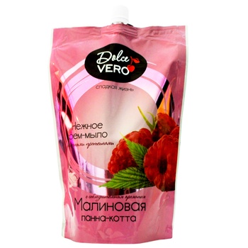 Dolce Vero Raspberry Panna Cotta Cream-soap 500ml - buy, prices for NOVUS - photo 1