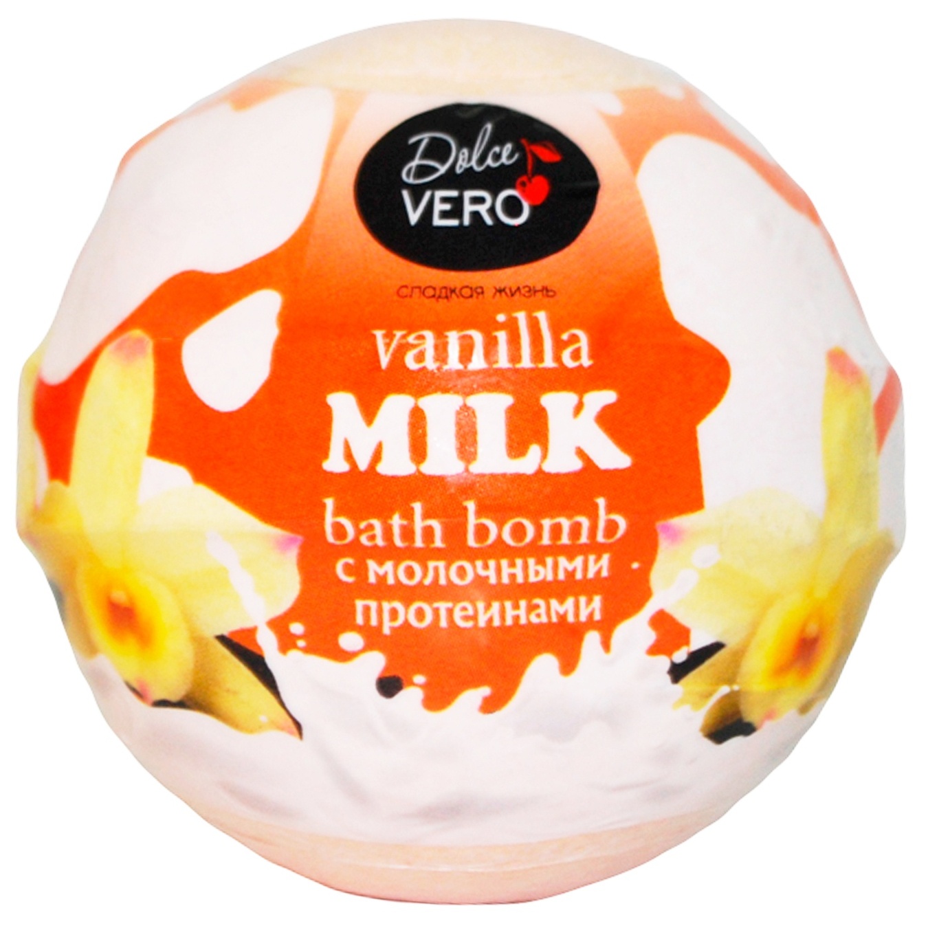 

Бомбочка Dolce Vero Vanilla для ванн з молочными протеинамы75г