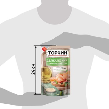 Майонезный соус ТОРЧИН® Деликатесныйный 520г - купить, цены на Auchan - фото 3