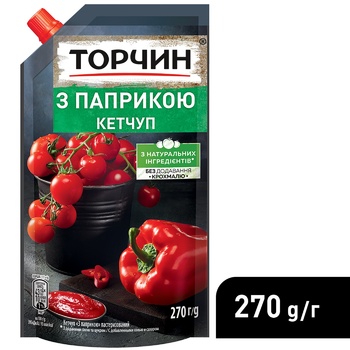 Кетчуп ТОРЧИН® Паприка 250г - купить, цены на Auchan - фото 6