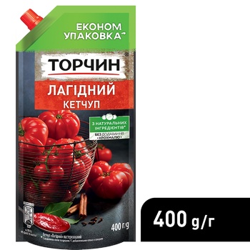 Кетчуп ТОРЧИН® Лагідний 380г - купити, ціни на ЕКО Маркет - фото 4