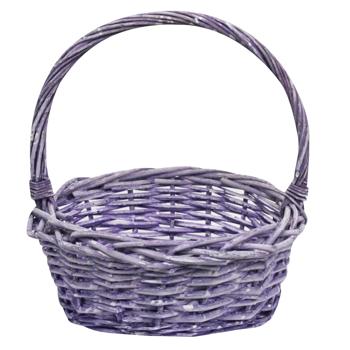 Painted Color Basket 22*10cm №1 - buy, prices for ULTRAMARKET - photo 5
