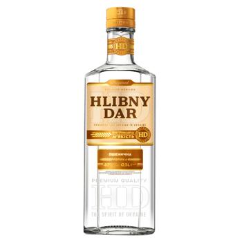 Hlibny Dar Premium Vodka 40% 0.5l - buy, prices for COSMOS - photo 1