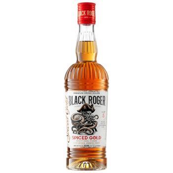 Black Roger Spiced Gold Alcoholic Drink with Rum 35% 0.5l