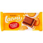 Roshen Lacmi Milk Chocolate with Milk Filling and Cookies 100g