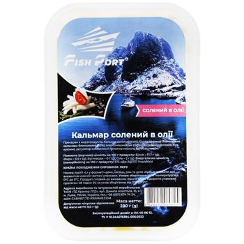 Кальмар Fish Port соленый в масле 280г - купить, цены на - фото 2