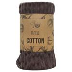 Плед Прованс Cotton шоколадный 120*200см