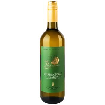 Castelnuovo Chardonnay White Dry Wine 12% 0.75l - buy, prices for WINETIME - photo 1