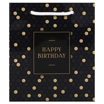 Happy Birthday Paper Bag 130х150х70mm - buy, prices for NOVUS - photo 1