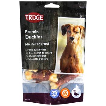 Ласощі для собак Trixie Premio Duckies з качкою 100г - купити, ціни на MasterZoo - фото 1