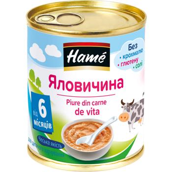 Пюре Hame говядина с печенью 100г