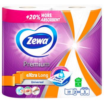 Полотенца бумажные Zewa Premium Extra Long 2шт