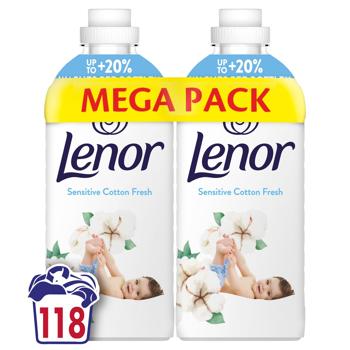 Lenor Cotton Freshness Fabric Softener 2pcsx1,239ml - buy, prices for Za Raz - photo 2