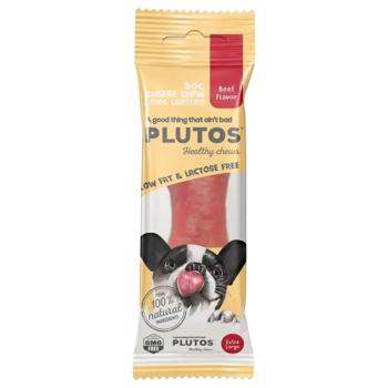 Лакомство для собак Plutos косточка сырная с говядиной 17,6см - купить, цены на MasterZoo - фото 1