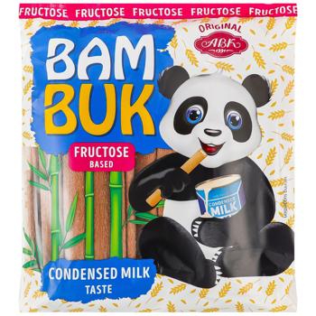 AVK Bam-Buk Fructose Based Condensed Milk Flavored Multigrain Snacks 160g - buy, prices for Epicentr FOOD - photo 1