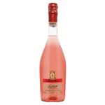Вино игристое Chiarli Lambrusco Rosato розовое сухое 10% 0,75л