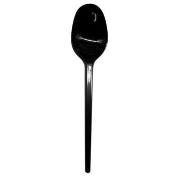 Qickpack Black Disposable Tea Spoons 100pcs - buy, prices for METRO - photo 1