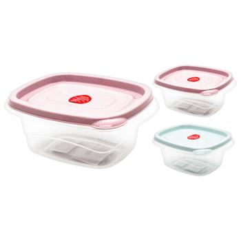 Aleana Omega Rectangular Transparent Container 700ml - buy, prices for METRO - photo 1
