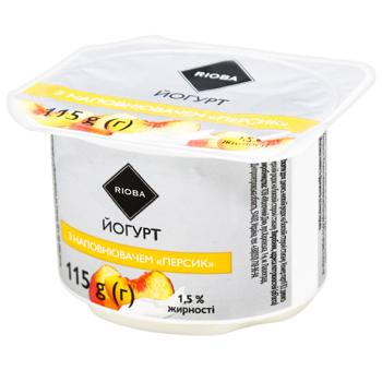 Rioba Peach Yoghurt 1.5% 115g