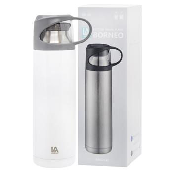 Line Art Borneo White Thermos 500ml - buy, prices for Za Raz - photo 1