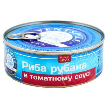 Ventspils Chopped Fish in Tomato Sauce 240g - buy, prices for - photo 1