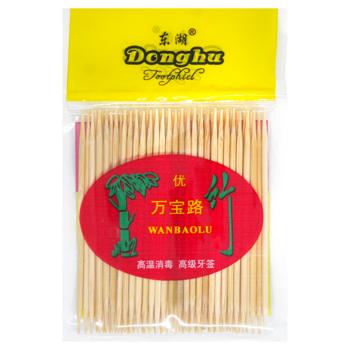 Зубочистки бамбукові 50шт - купити, ціни на КОСМОС - фото 1