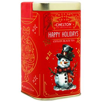 Чай чорний Chelton Happy Holidays Веселий сніговик листовий 100г - купити, ціни на - фото 3