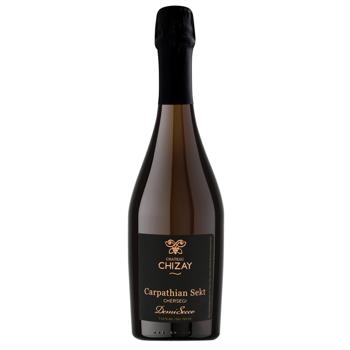 Вино ігристе Chizay Carpathian Sekt Chersegi Extra Dry біле сухе 11% 0,75л - купити, ціни на NOVUS - фото 1