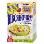 Vivsyanochka Assorted 10 Flavors Oatmeal Porridge 45g x 10pcs