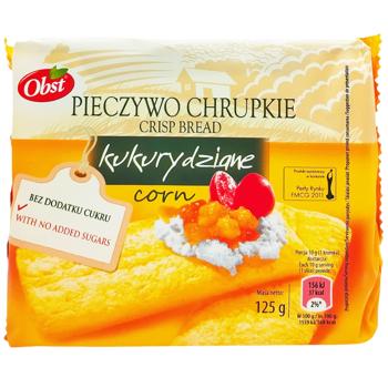 Хлібці Obst кукурудзяні 125г - купити, ціни на КОСМОС - фото 1